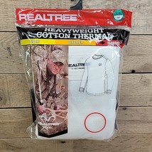 Realtree Men&#39;s Cotton Soft Thermal Crew Top Size XL Color Natural Scent ... - $182.85 MXN