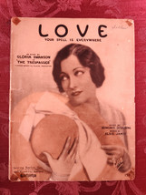 RARE Sheet Music LOVE Your Spell Is Everywhere Gloria Swanson Trespasser 1929 - £12.71 GBP