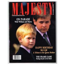 Majesty Magazine Vol 10 No.4 August 1989 mbox1788 On Parade With William &amp; Harry - £5.47 GBP