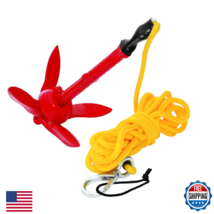 AIRHEAD SUP Anchor Kit - 1.5lb Grapnel Anchor 15ft Line Bag - $44.10