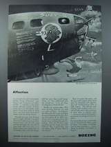 1943 WWII Boeing Flying Fortress Plane Ad - Affection - £14.81 GBP