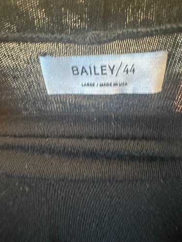 NWOT BAILEY 44 Black and Green Jersey Crepe Turtleneck SZ M Item image 5