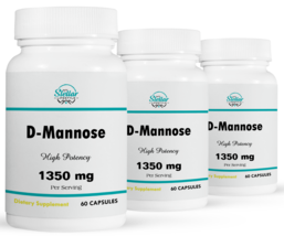 3 Pack D-Mannose, relief and cleanse urinary tract bladder-60 Capsules x3 - £78.29 GBP