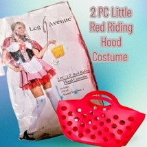 Little Red Riding Hood Costume &amp; Carry Basket Inc. - £31.01 GBP