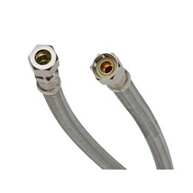 Fluidmaster B8F12 Faucet Connector, Braided Stainless Steel - 3/8 Female... - $18.99