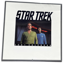 2001 Star Trek Calendar Pocket Books Wall Hanging - Unused - £4.50 GBP