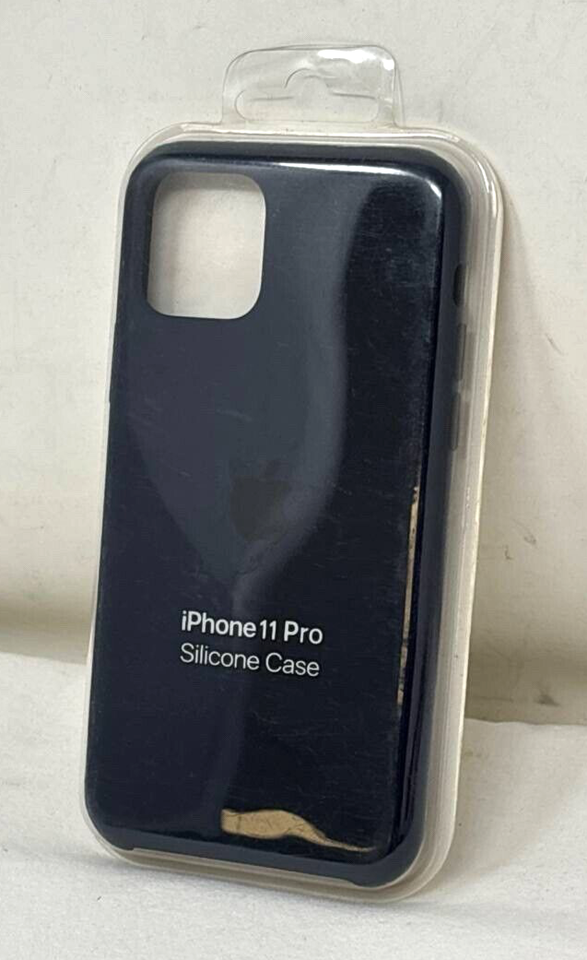 Black Silicone Back Case for iPhone 11 Pro Protective Cover MSYP2FE/A Slim Matte Item image 8