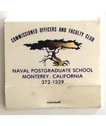 Naval Postgraduate School Vintage Matchbook Officers Faculty Club Milita... - $24.99