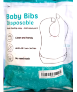 Baby bibs, Baby&#39;s disposable baby bibs baby feed  one size  10pcs - £5.94 GBP