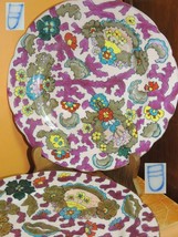 ONE Porcelain Plate 9.5&quot; Hand Painted blue Shield Beehive mark Royal Vie... - $67.49