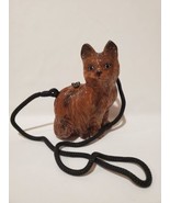 Timmy Woods Beverly Hills Acacia Wood Brown Cat Kitten Shoulder Bag Purse - £156.44 GBP