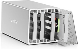 ORICO 4 Bay Hard Drive Enclosure Aluminum USB3.0 to SATA with Bracket for 2.5 3. - £164.79 GBP