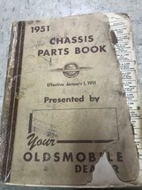 1951 Oldsmobile Olds GM Châssis Maître Parties Catalogue Manuel OEM Rare Usine - $69.74