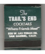 The Trails End  San Gabriel, CA ~ Monarch Match ~ Souvenir Strike on Mat... - $12.89 CAD