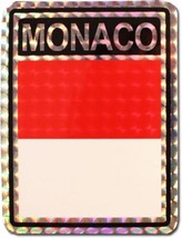 AES Wholesale Lot 12 Country Monaco Reflective Decal Bumper Sticker - $18.88