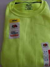 Fruit of the Loom ~ Safety Green ~ Size XL (46-48) Cotton Blend Sweatshirt - £17.57 GBP