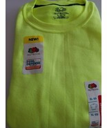 Fruit of the Loom ~ Safety Green ~ Size XL (46-48) Cotton Blend Sweatshirt - $427.20 MXN