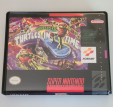 Teenage Mutant Ninja Turtles 4 Iv In Time Tmnt Case Only Super Nintendo Snes Box - £10.15 GBP