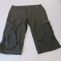 REI Co-op RN37249 Women’s Green Nylon Spandex Blend Cargo Shorts Size 10 (34×16) image 11