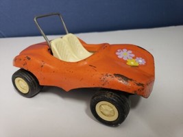 Vintage Tonka Dune Buggy 1970’s Flower Decal Metal Car USA Toy Collectible - $13.85