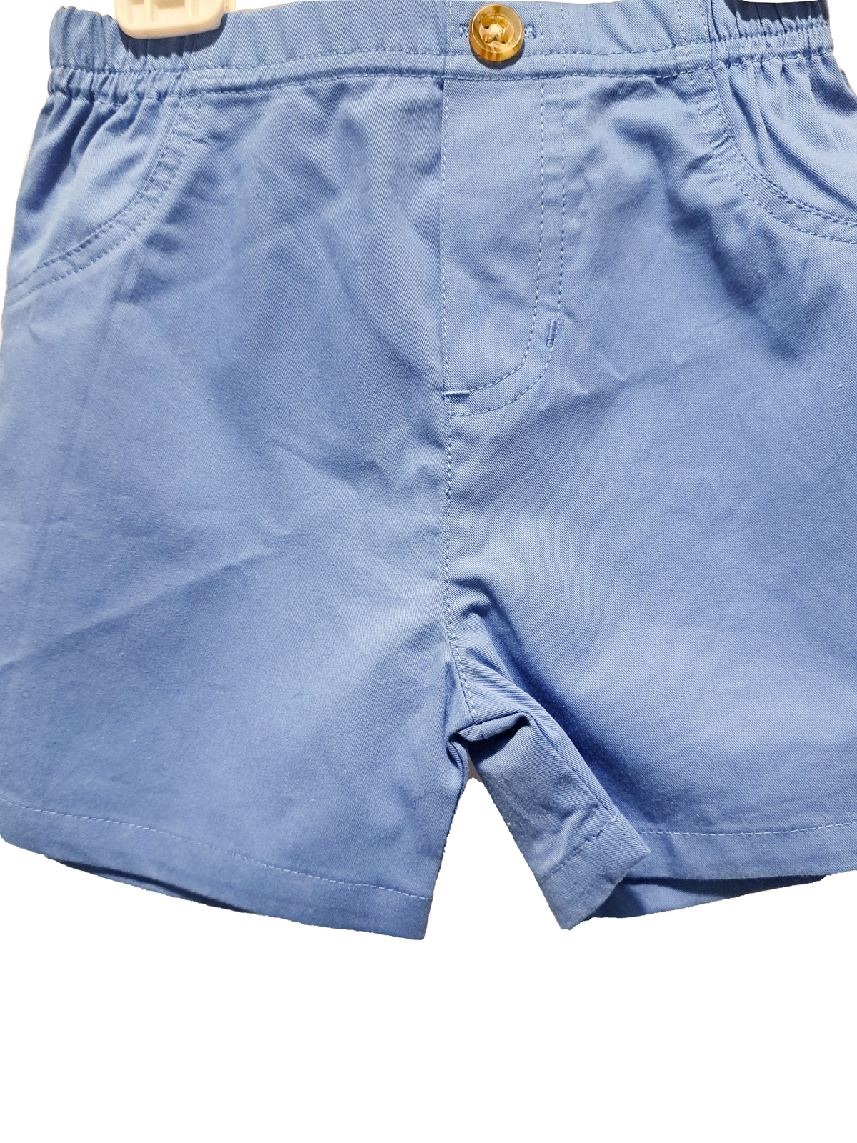 LitteMe - Boy Shorts - Blue - Cotton /ages 12 months - $5.55