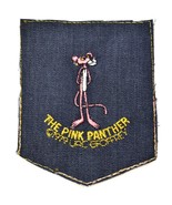 Vintage 1979 The Pink Panther UAC Groffrey Sew On Embroidery Denim Pocke... - £3.14 GBP