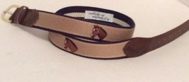 Equestrian Womans Web belt $29.00 made in usa - $27.12