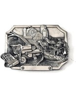 VINTAGE METAL BELT BUCKLE 1983 SISKYOU BUCKLE CO. FARMING LIFE 0-27 3-D ... - €12,62 EUR