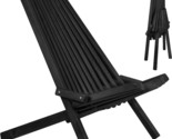 Stylish Low Profile Acacia Wood Lounge Chair For The Patio, Porch, Lawn,... - $155.98