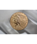1915 $2.50 Quarter Eagle Indian Head US Gold Coin Rare Highly Collectible - $954.46 CAD