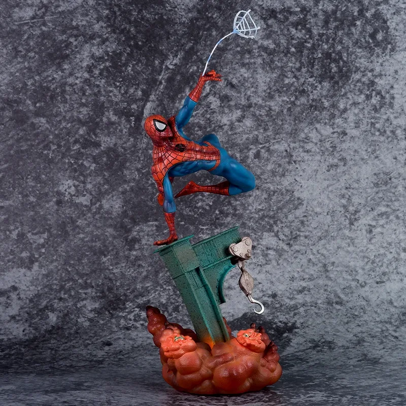 Marvel Spider Man Pvc Action Figures Scene Battle Boxed Dolls Model  Marvel - £37.28 GBP+
