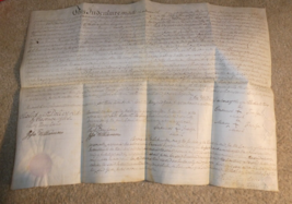 Original 1859 Indenture Deed Document Land in Pennsylvania - $146.52