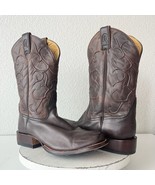 Rod Patrick Mens Cowboy Boots 11D Brown CAYUSE Leather Western Perro Loc... - $440.55