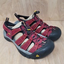 KEEN Hiking Sandals Womens Size 9 EU 39.5 Red Newport H2 Waterproof Shoes - £30.46 GBP
