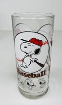 Peanuts SNOOPY BASEBALL Glass ~United Features Syndicate~1958 Vintage - $19.54
