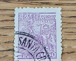 Brazil Stamp Correio 60cr Used Violet - £3.72 GBP