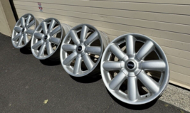 2008 Mini Cooper Aluminum Alloy Wheel Rim Silver 8 Spoke Oem 17x7&quot; (No Tire) - £619.72 GBP