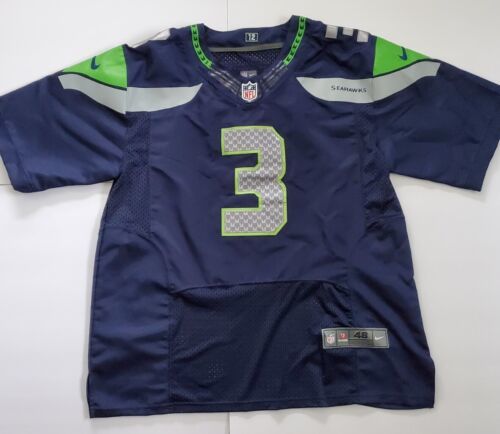 Primary image for Nike Seattle Seahawks Russell Wilson On Field NFL Jersey Men's Size 48 (Large)