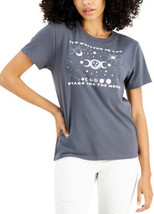 Grayson Threads Juniors&#39; Celestial Print Graphic Short-Sleeve T-Shirt sz... - $9.95