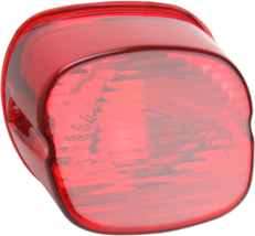 Drag Specialties Laydown Taillight Lens with No Tag Window Red 2010-0781 - $30.95