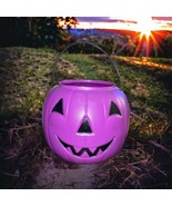 General Foam Jackolantern Purple Pumpkin Plastic Candy Bucket Halloween ... - $296.07 MXN