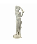 Nude Naked Female Flower Bearer Erotic Greek Cast Marble Statue Sculptur... - $83.87