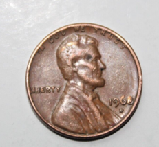 1968 D penny with strike errors - $237.49