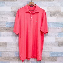 Southern Marsh Performance Tech Polo Shirt Pink Solid Casual Preppy Mens... - £31.18 GBP