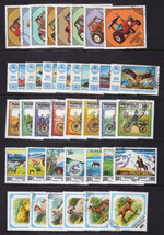 ZAYIX Mongolia Collection of Used Sets Singles Tractors Birds Bicycle 101623S77 - £7.82 GBP