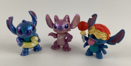 Disney Lilo &amp; Stitch Collectible PVC Figures Lot Angel Alien Spaghetti M... - $14.80