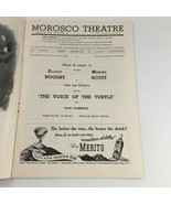 1945 Playbill The Morosco Theatre &#39;The Voice of the Turtle&#39; Elliott Nugent - £37.26 GBP