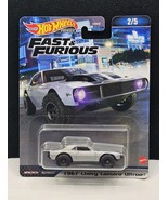 Hot Wheels Premium Fast &amp; Furious 2/5 1967 Chevy Camaro Offroad New - $238.70 MXN