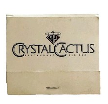 Crystal Cactus Restaurant Bar Vintage Matchbook Hyatt Regency Unused E34m4 - $14.99