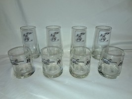 8 B.C. Comics Glasses - 4 Thor Caveman 12 oz + 4 Anteater Juice - Johnny Hart - $16.00